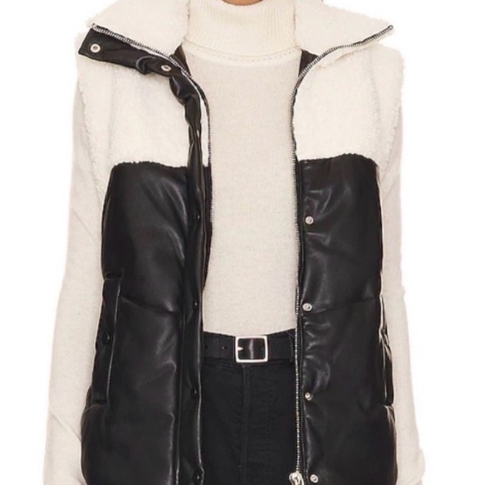 Blank NYC Black and Cream Vest